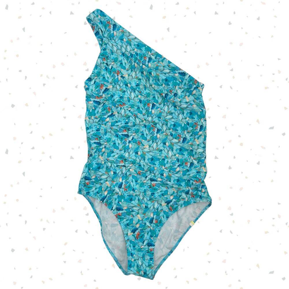 Summersalt x Kendra Scott Sidestroke Swimsuit One Piece Blue Isle Stone Size 6